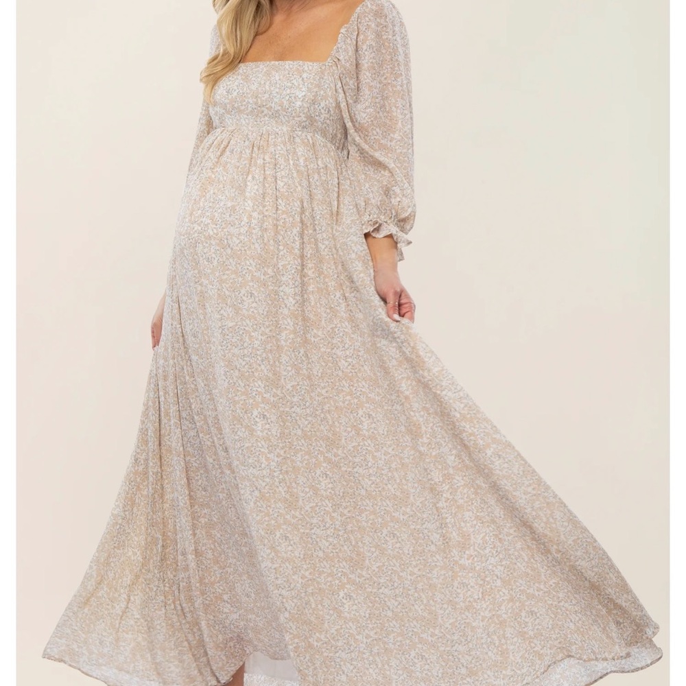 Pink Blush maternity dress